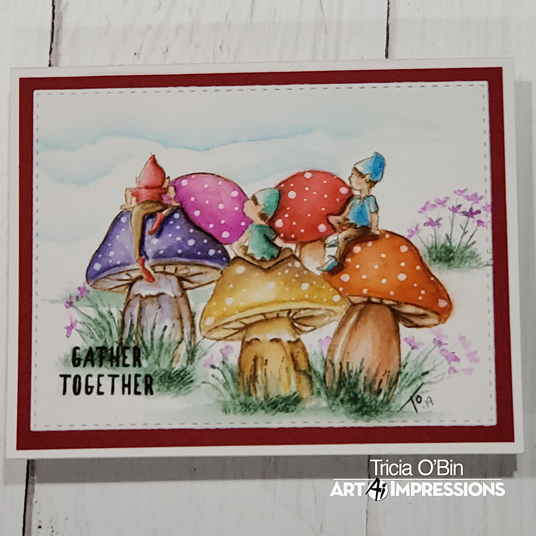 New Watercolor Stamps – Elves | Watercolor Weekend | Art Impressions