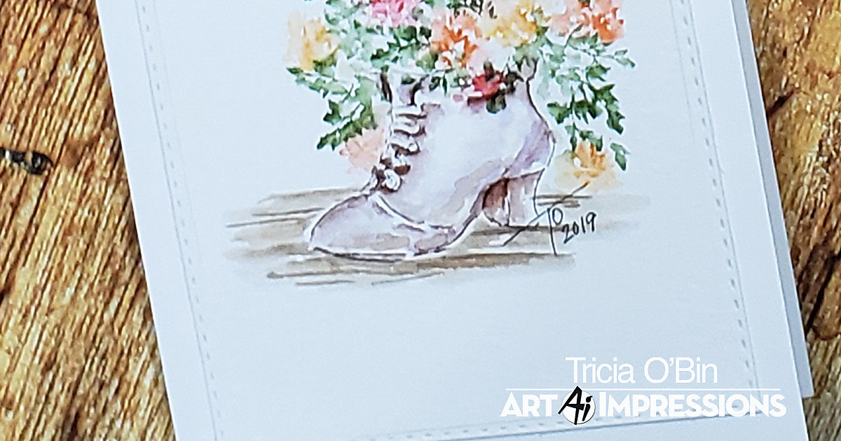 Vintage Flowers | Watercolor Weekend | Art Impressions Stamps