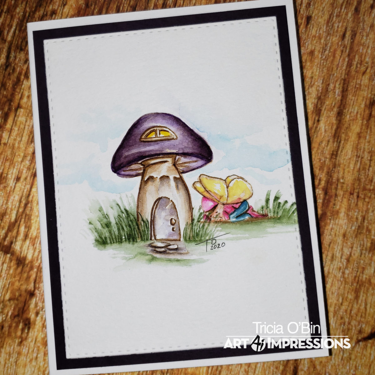 Mushroom Fairy | Watercolor Weekend | Art Impressions