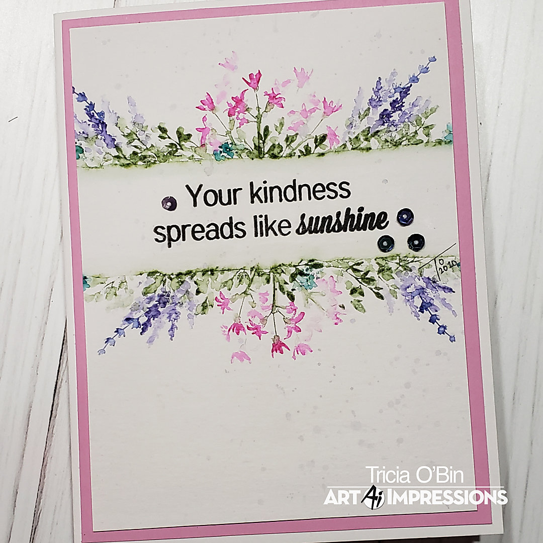 Kindness | Watercolor Weekend | Art Impression stamps